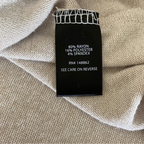 Torrid Light Oatmeal Super Soft Plush Cold Shoulder Top - Picture 7 of 11